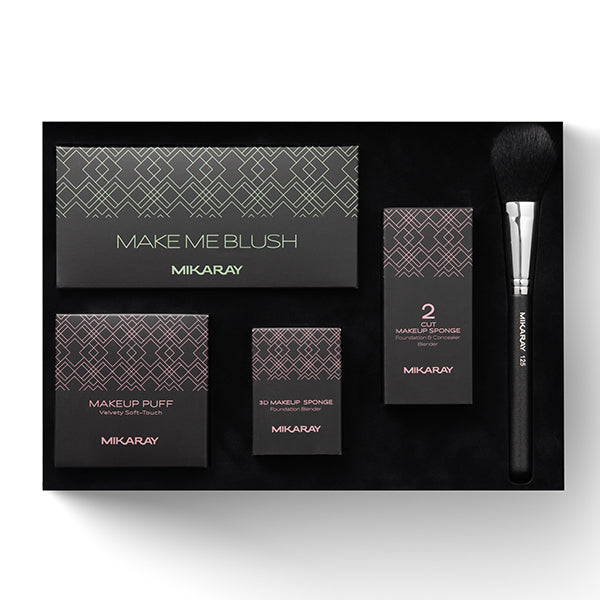 Blush Palette, Makeup Puff, Foundation Blender Sponges, Makeup Brush No. 125