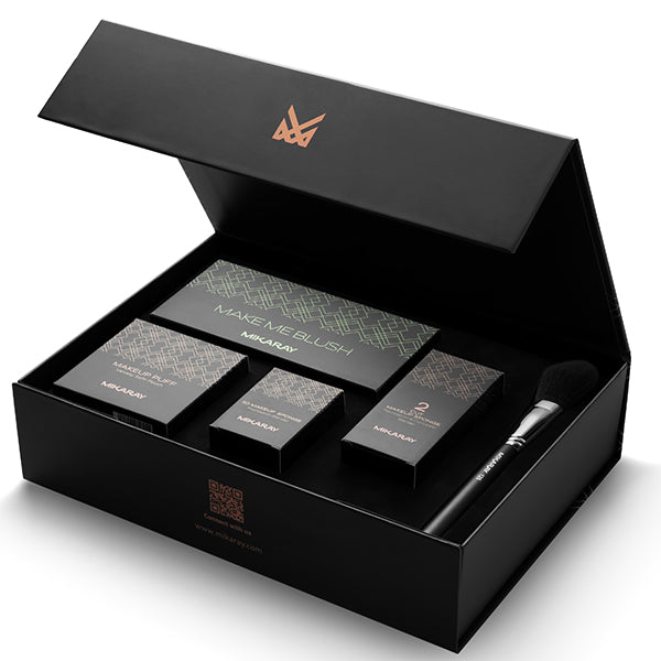 Blush Palette, Makeup Puff, Foundation Blender Sponges, Makeup Brush No. 125